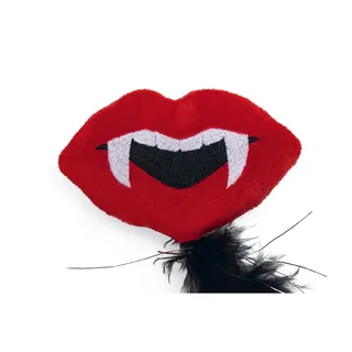 kattenspeeltje dracula 10 x 15 x 3 cm fra Beeztees i Sort, Rød – produktbillede 2 af 3