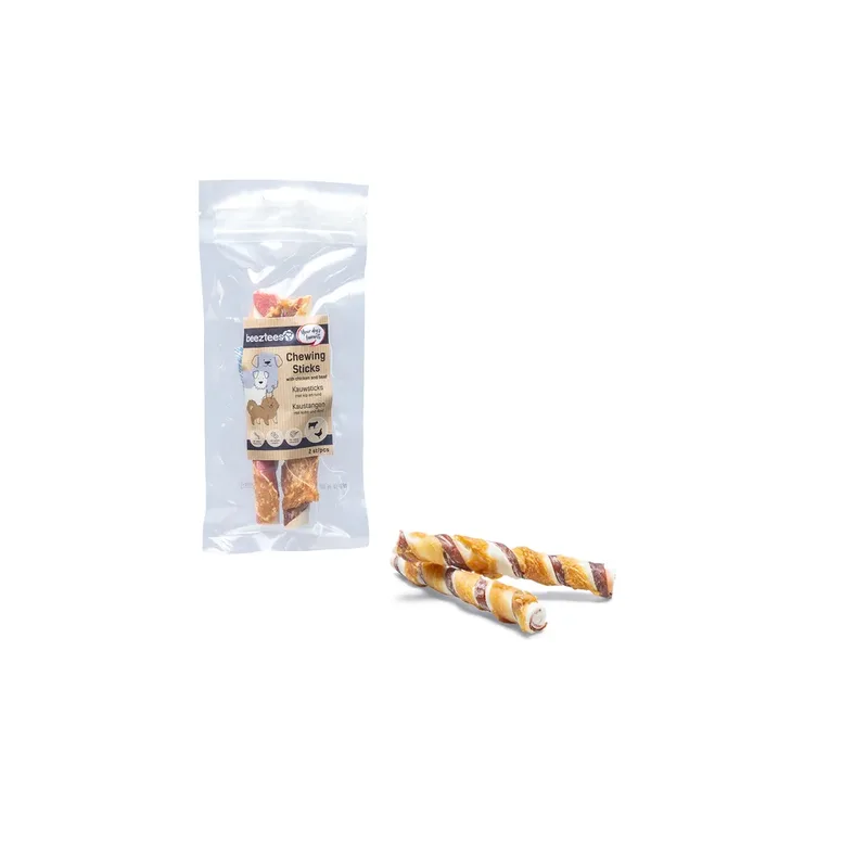 Kauwbare Sticks Met Kip/rundvlees Hondensnack 15cm 2 Stukken by Beeztees – product photo