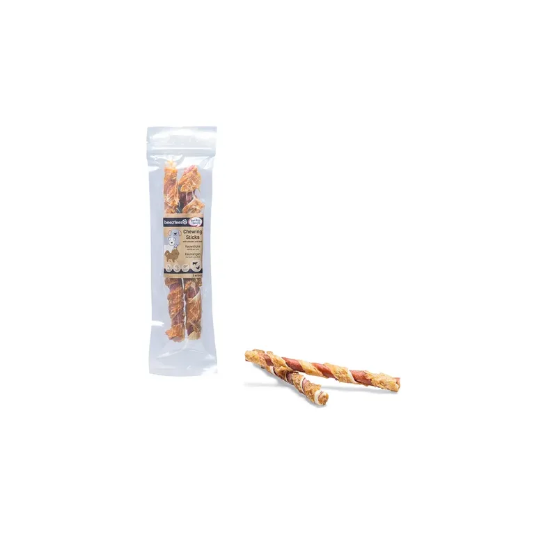 Kauwbare Sticks Met Kip/rundvlees Hondensnack 25cm 2 Stukken by Beeztees – product photo