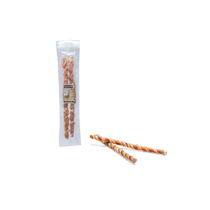 Kauwbare Sticks Met Kip/rundvlees Hondensnack 40cm 2 Stukken by Beeztees – product photo
