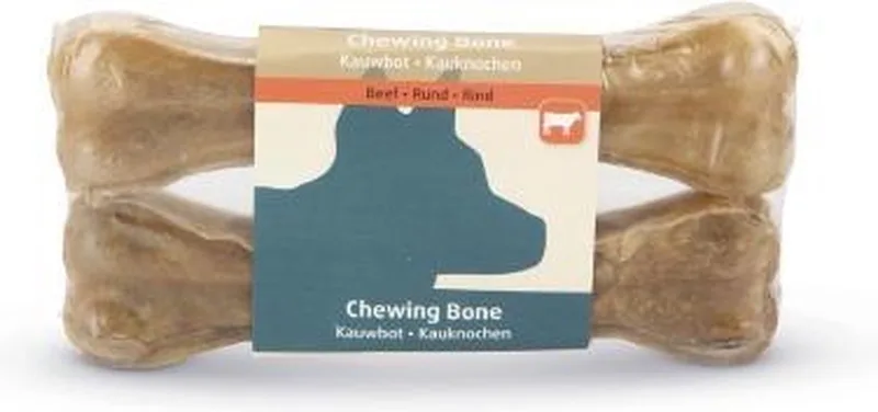 kauwbot 16 cm 2 stuks - hondensnack - 60 - 65 gram by Beeztees – product photo