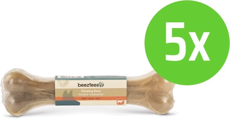 Kauwbot - 21 cm - hondensnack - 160-170 gram - 5 Verpakkingen von Beeztees – Produktfoto
