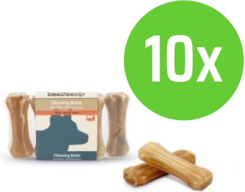 Kauwbot - 5 Stuks - 7,5 cm - hondensnack - 20-25 gram - 10 Verpakkingen de Beeztees – photo produit