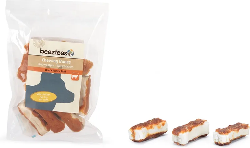 Kauwbotjes Met Kip - hondensnack - 12 stuks by Beeztees – product photo