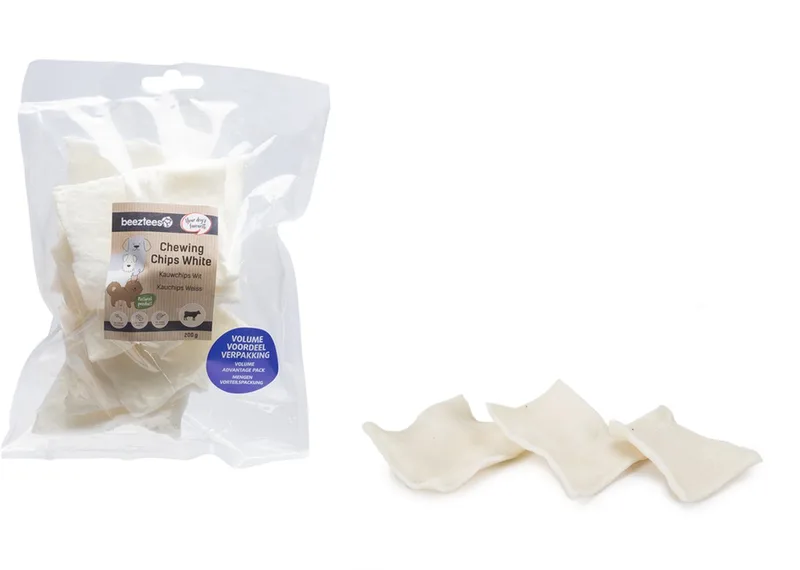 Kauwchips - Hondensnack - Wit - 200 gran by Beeztees – product photo