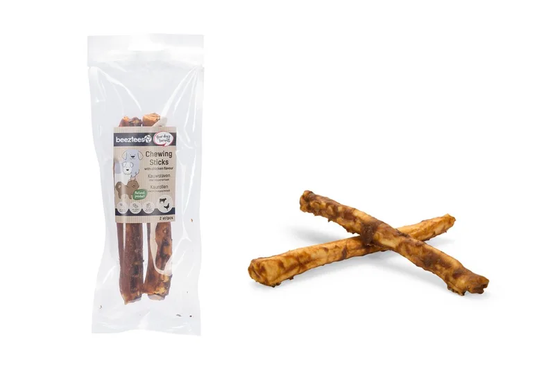 Kauwstaaf - Hondensnack - Kip - 2 ST - 18 cm - 55-60 gram de Beeztees – photo produit