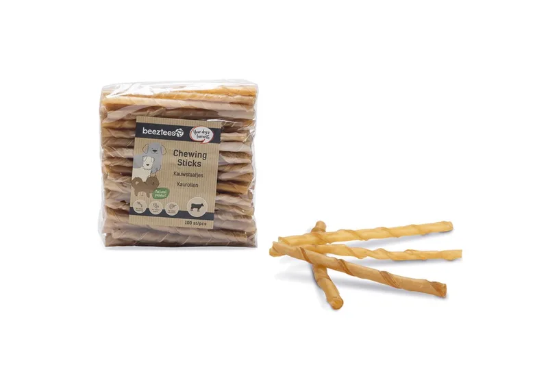 Kauwstaafjes - Hondensnacks - Kauwsnack - 7-8 mm - 100ST by Beeztees – product photo