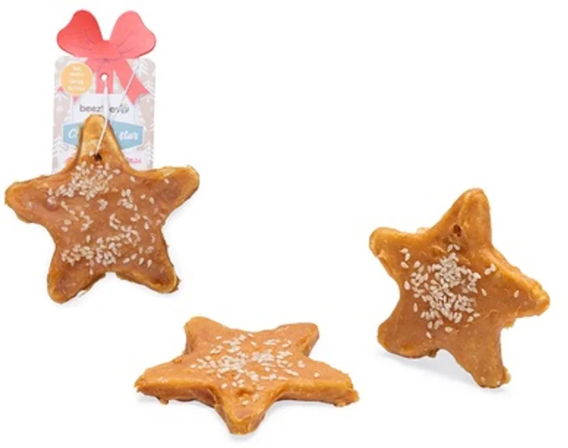Kerstster - Hondensnack -9 cm fra Beeztees – produktbillede