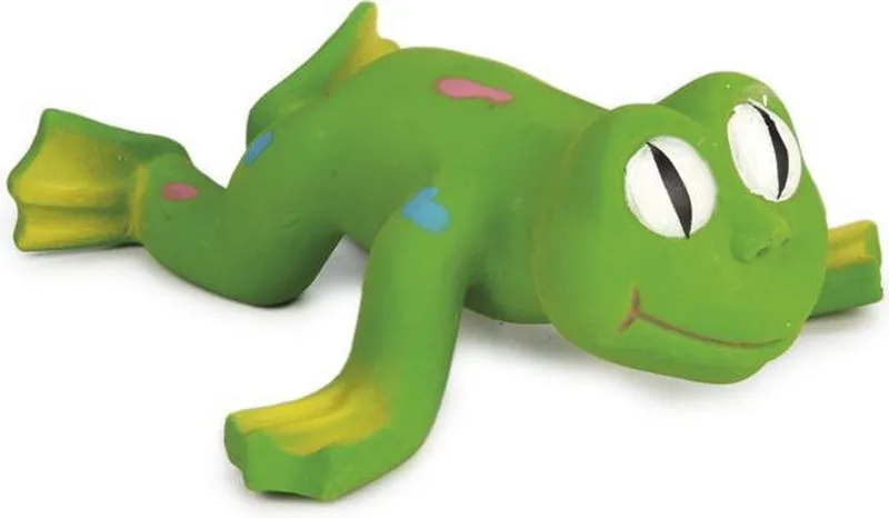 Kikker - Hondenspeelgoed - Klein - 22x20x9 cm de Beeztees en Vert – photo produit