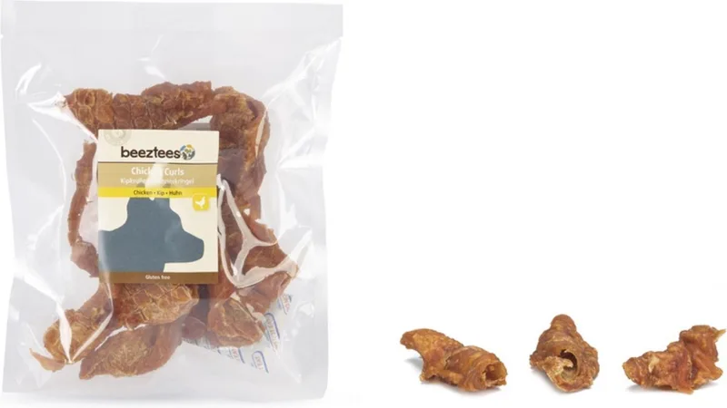 kip krullen - hondensnack - 200 gram von Beeztees – Produktfoto 1 von 2
