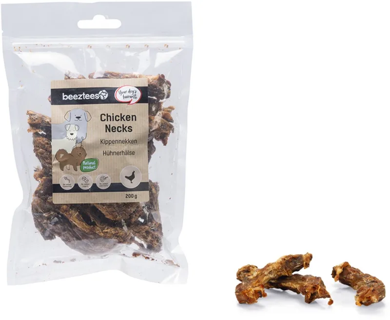 Kippennekken - Hondensnack - Kauwsnack - 200 gram de Beeztees – photo produit