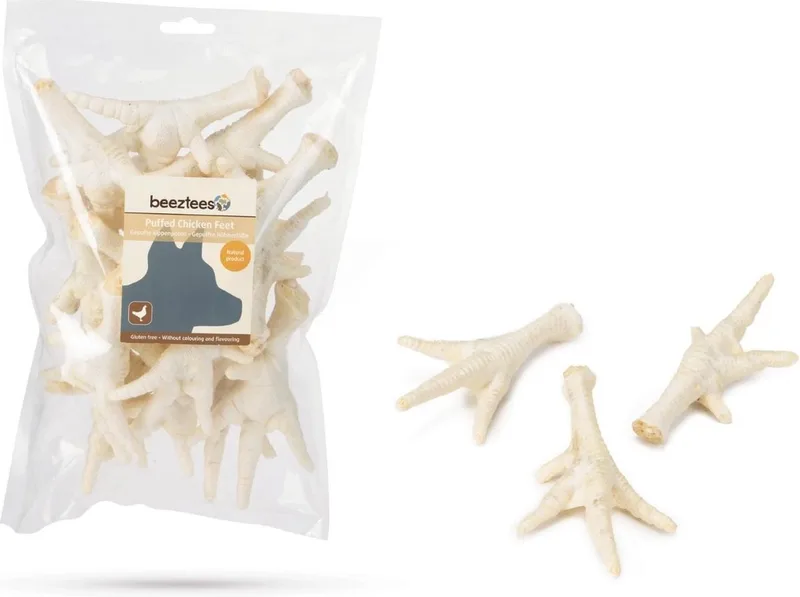 kippenpoten gepoft - hondensnack - 200 gram de Beeztees – photo produit