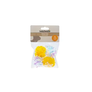 Kitten Crinkle Balls Evy Katten Speelgoed 4 Eenheden von Beeztees – Produktfoto 2 von 2