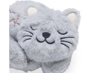 Kitten Heartbeat Knuffel Pur - Kattenspeelgoed - Polyester - 23x13x11 cm de Beeztees en Gris – photo produit 3 sur 5