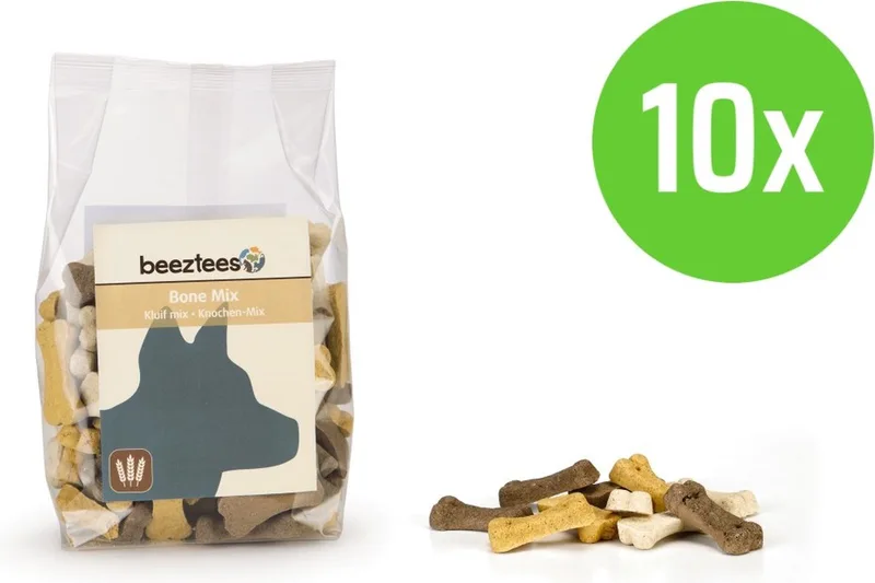 Kluif Mix - hondenkoekjes - 400 gram - 10 verpakkingen de Beeztees – photo produit
