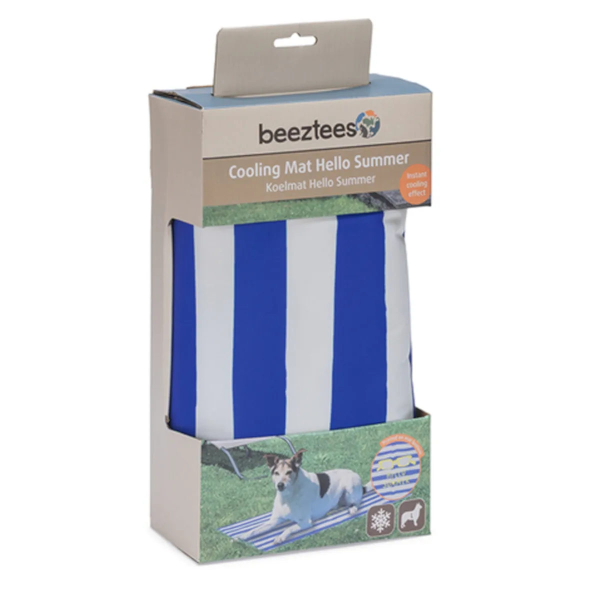 Koelmat Hello Summer Gr.M 90x50 cm Hond van Beeztees – productfoto