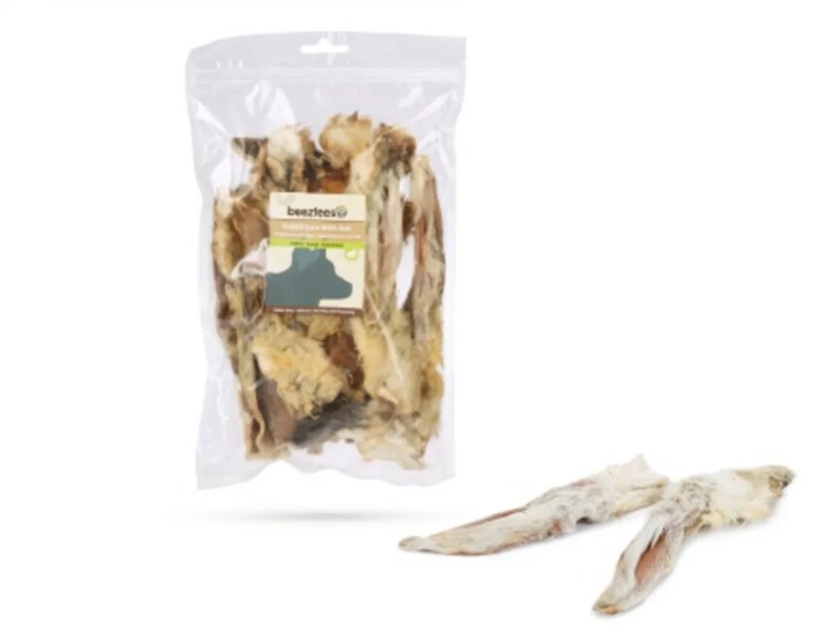 Hundöron Kanin Med Hår Snacks 200g von Beeztees – Produktfoto