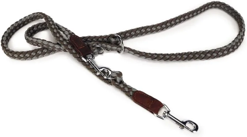 Korda - Hondenriem - Grijs/Lichtgrijs - 200 cm by Beeztees in Grey – product photo