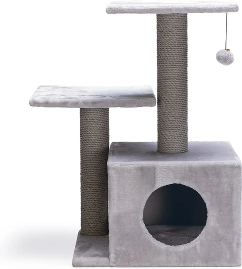 Krabmeubel Serpa Fien - Krabpaal - 45x34x70 cm by Beeztees in Grey – product photo
