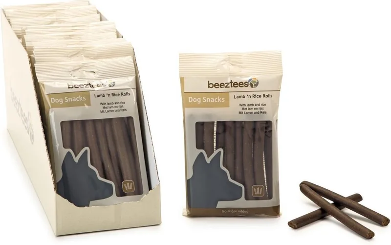 lam en rijst Rolls - hondensnack - 150 gram by Beeztees – product photo