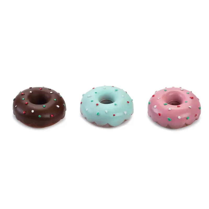 Latex Doggy Donuts Hondenspeeltje Geassorteerd by Beeztees – product photo 1 of 2