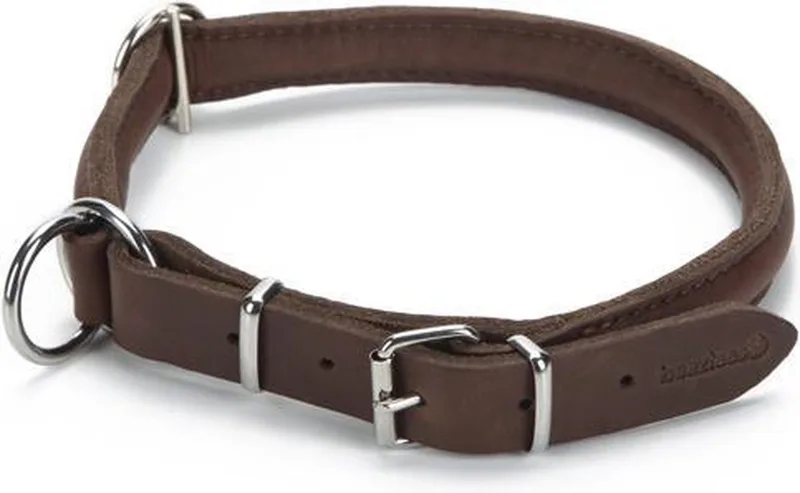 leren halsband Djenga. 52 cm. by Beeztees in Brown – product photo