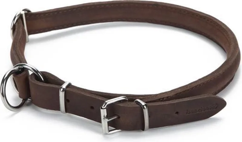 leren halsband Djenga. 59 cm. van Beeztees in Bruin – productfoto
