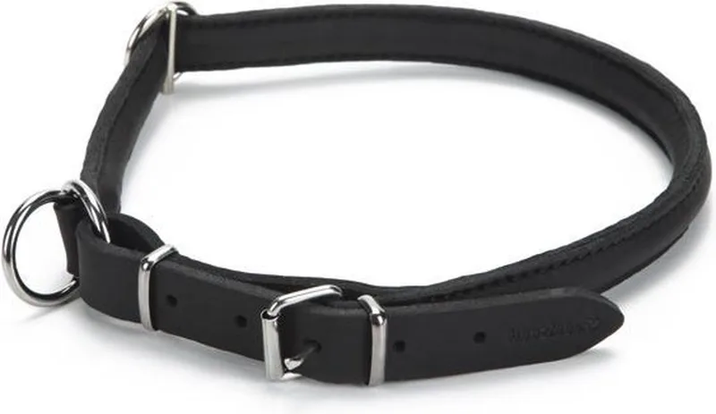 leren halsband Djenga. Zwart. 59 cm. by Beeztees in Zwar – product photo