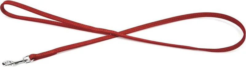 leren looplijn Buffalo. 110 cm x 10 mm. de Beeztees en Rouge – photo produit