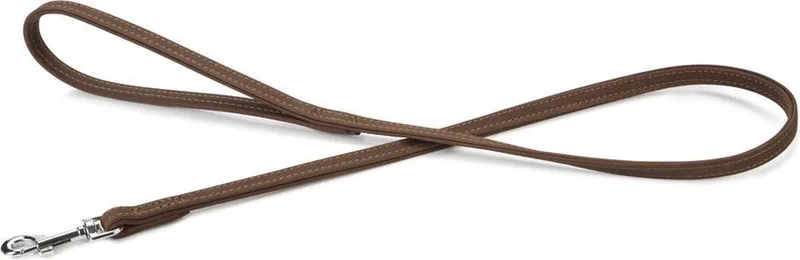 leren looplijn Buffalo. 110 cm x 14 mm. by Beeztees in Brown – product photo