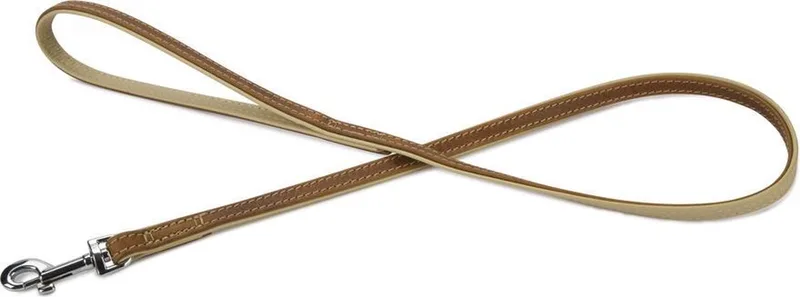 leren looplijn Comfort. 100 cm x 14 mm. by Beeztees in Brown – product photo