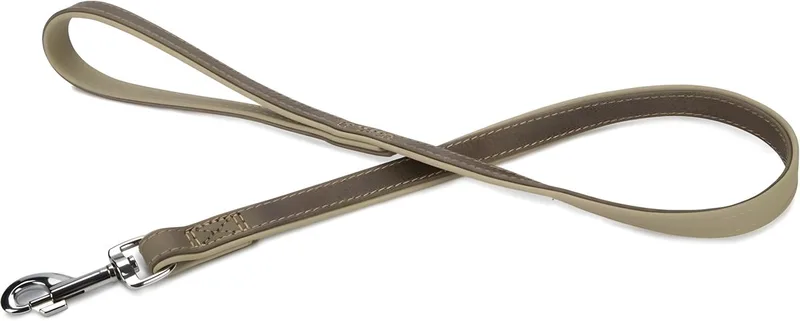 leren looplijn Comfort. 100 cm x 22 mm. von Beeztees in Grau – Produktfoto
