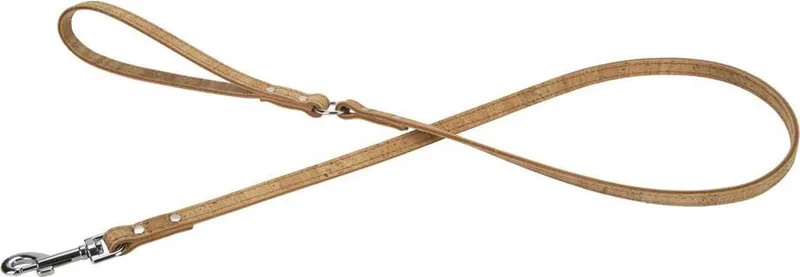 leren looplijn Cork. 110 cm x 12 mm. by Beeztees in Natural – product photo