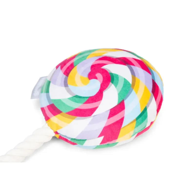 Lolly - Hondenspeelgoed - Pluche/Katoen - 32x15x5 cm by Beeztees in Multicolour – product photo 2 of 3