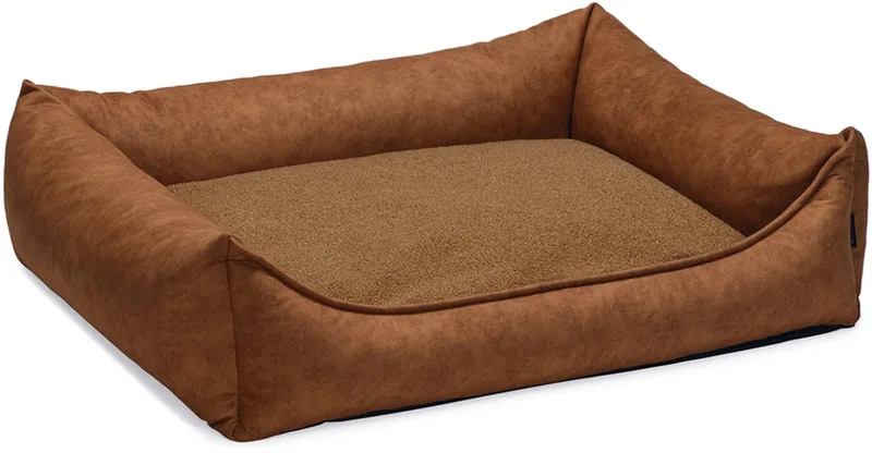 Lua - Orthopedische Hondenmand - Cognac - 100x80x27 cm by Beeztees in Brown – product photo