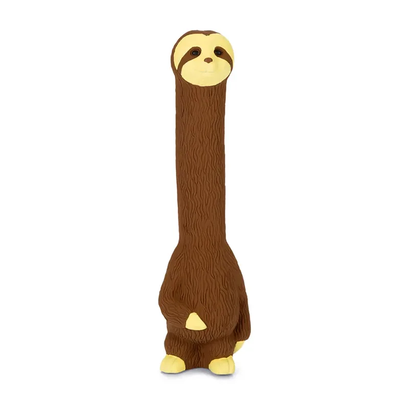 Luiaard Finn - Hondenspeelgoed - Latex - 40x10,5x9 cm by Beeztees in Brown – product photo 2 of 2