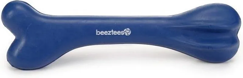 Massief Been No4 - Hondenspeelgoed - 20 cm von Beeztees in Blau – Produktfoto