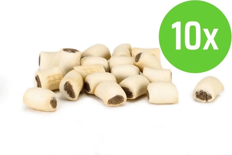 Mini Mergkoekjes Rund 400 gram - hondensnack - 10 verpakkingen de Beeztees – photo produit