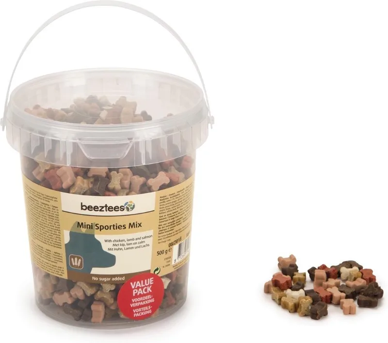 mini sporties mix - hondensnack - 500 gram by Beeztees – product photo