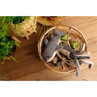 Minus One Walvis - Hondenspeelgoed - Grijs/Beige 33cm by Beeztees in Grey – product photo 2 of 2