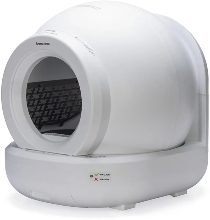 Moeza - Automatische Kattenbak - 57x56x62 cm von Beeztees in Weiß – Produktfoto