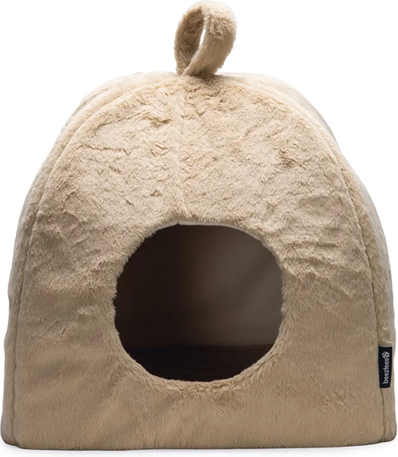 Moza - Kattenhuis - Kattenmand - Pluche - 40x40x40 cm von Beeztees in Beige – Produktfoto