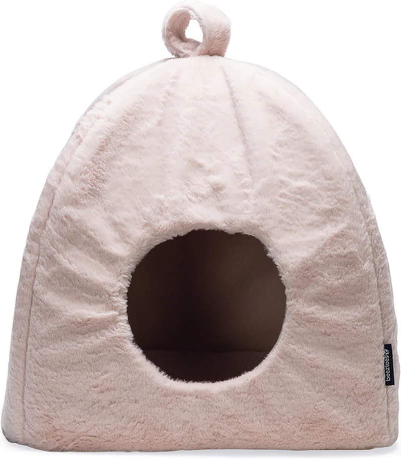 Moza - Kattenhuis - Kattenmand - Pluche - 40x40x40 cm by Beeztees in Pink – product photo
