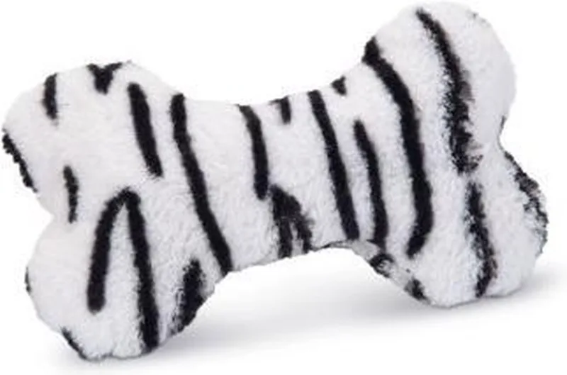 myca hondenspeelgoed pluche zwart/wit by Beeztees in White – product photo