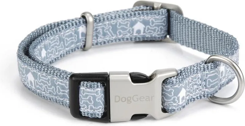 Nylon halsband Bones. verstelbaar. von Beeztees in Blau – Produktfoto