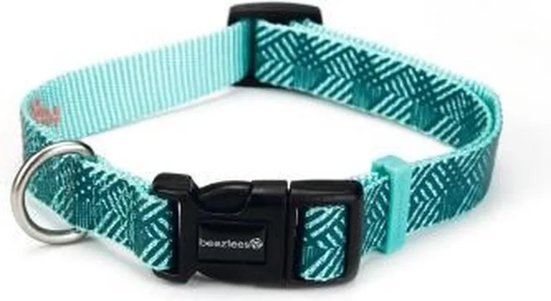 nylon halsband Geo donkergroen 48-70 cm x 25 mm by Beeztees in Green – product photo