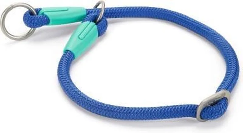 nylon halsband rond Nikra 60 cm x 10 mm von Beeztees in Blau – Produktfoto