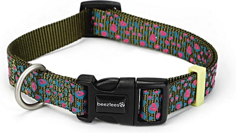 Nylon halsband Spira 48-70cm från Beeztees i Ljusgrön – produktbild