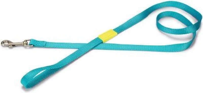 nylon Looplijn Uni lichtblauw 120 cm x 15 mm by Beeztees in Blue – product photo