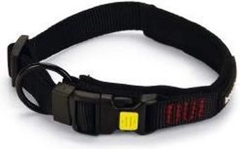 Parinca Hondenhalsband Nylon - 55-60 cm x 30 mm von Beeztees in Schwarz – Produktfoto